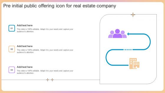 Pre Initial Public Offering Icon For Real Estate Company Information Pdf