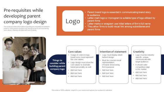 Pre Requisites While Developing Parent Company Logo Design Leveraging Corporate Elements Pdf