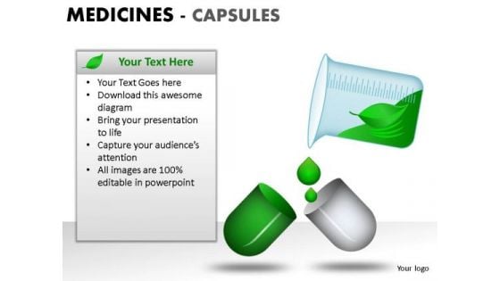 Preparation Medical Capsules PowerPoint Slides And Ppt Diagram Templates