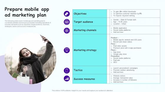 Prepare Mobile App Ad Marketing Leveraging Mobile Marketing Strategies Diagrams Pdf Prepare Mobile App Ad Marketing Leveraging Mobile Marketing Strategies Diagrams Pdf