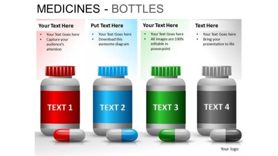 Prescription Medicine Medical Bottle PowerPoint Slides And Ppt Diagram Templates