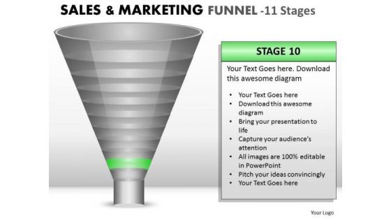 Present Marketing Strategy Funnel PowerPoint Slides And Ppt Diagram Templates