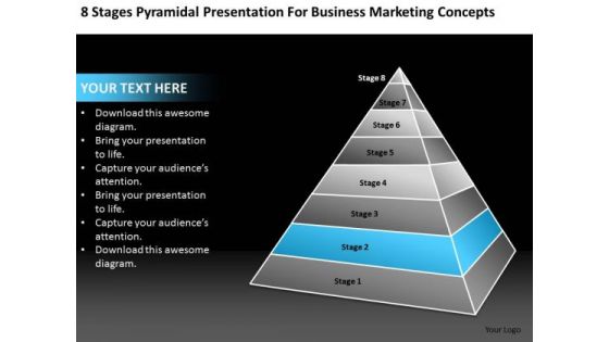 Presentation For Business Sales Concepts Ppt Plan PowerPoint Templates