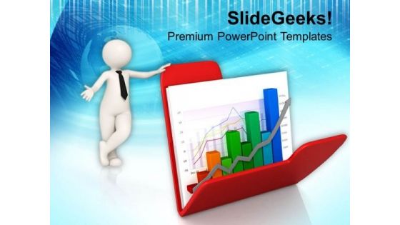 Presentation On Business Sales And Growth Chart PowerPoint Templates Ppt Backgrounds For Slides 0813