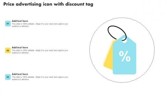 Price Advertising Icon With Discount Tag Graphics Pdf