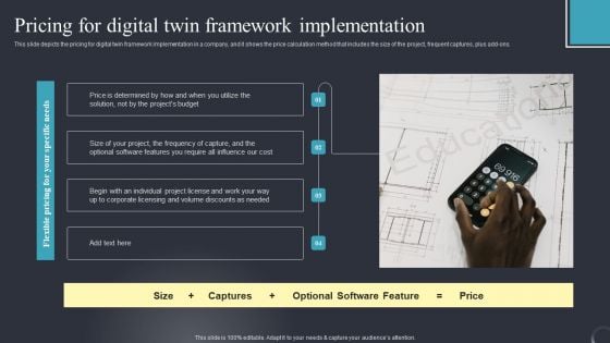 Pricing For Digital Twin Framework Industrial Transformation Using Digital Twin Designs Pdf