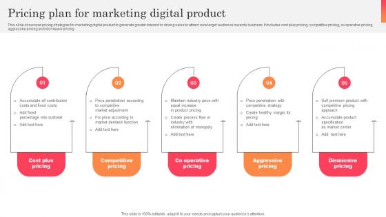 Pricing Plan For Marketing Digital Product Themes Pdf