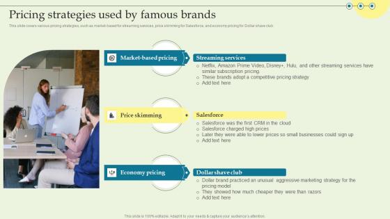 Pricing Strategies Used By Famous Brands Product Techniques And Innovation Designs PDF