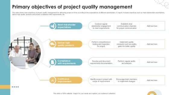 Primary Objectives Of Project Executing Quality Ppt Sample PM SS V Primary Objectives Of Project Executing Quality Ppt Sample PM SS V