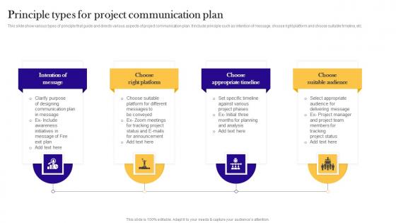 Principle Types For Project Communication Plan Structure Pdf