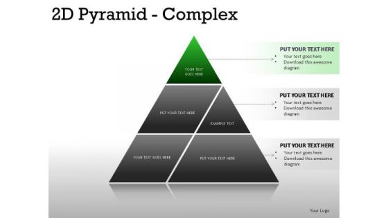 Priority 2d Pyramid Complex PowerPoint Slides And Ppt Diagram Templates