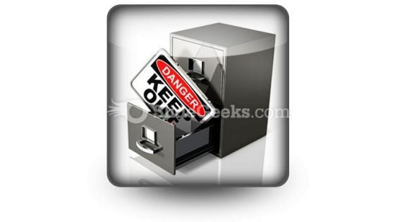 Private Database Security PowerPoint Icon S