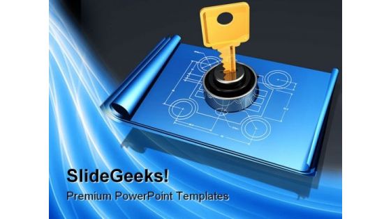 Private Plans Security PowerPoint Templates And PowerPoint Backgrounds 0211