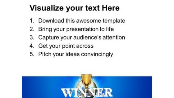 Prize Winner Competition PowerPoint Templates And PowerPoint Themes 0912