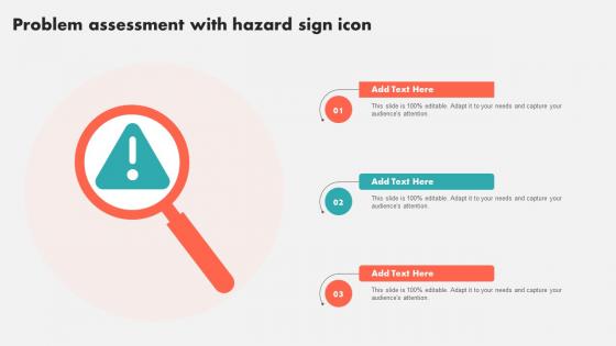 Problem Assessment With Hazard Sign Icon Summary Pdf