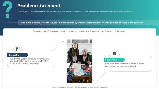 Problem Statement Healthcare Insurance App Capital Raising Pitch Deck Information Pdf Problem Statement Healthcare Insurance App Capital Raising Pitch Deck Information Pdf