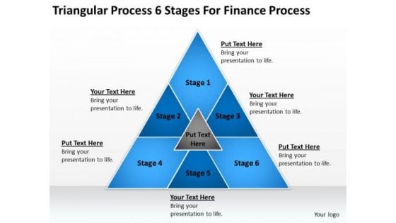 Process 6 Stages For Finance Ppt Business Plan PowerPoint Slides