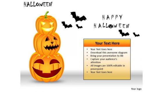 Process And Flows Halloween PowerPoint Slides And Ppt Diagram Templates