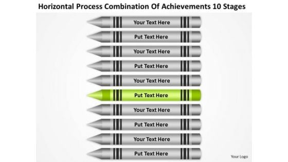 Process Combination Of Acheivements 10 Stages Ppt Business Plan PowerPoint Slides