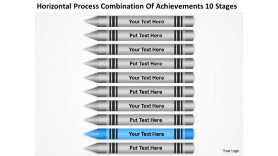 Process Combination Of Acheivements 10 Stages Ppt Business Plan Sample Pdf PowerPoint Templates