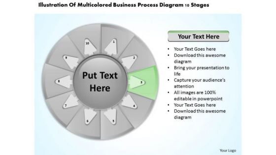 Process Diagram 10 Stages Business Plan Template For PowerPoint Slides Process Diagram 10 Stages Business Plan Template For PowerPoint Slides