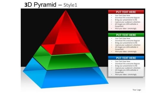 Process Diagram Pyramid Ppt