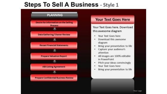 Process Diagram With 7 Stages PowerPoint Slides And Ppt Diagram Templates