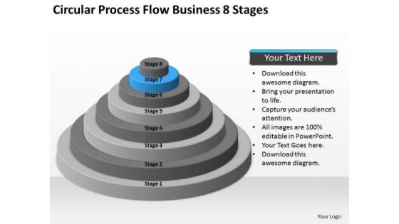 Process Flow Business 8 Stages Ppt Plan Professional Services PowerPoint Slides