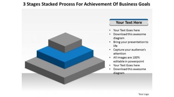 Process For Achievement Of Business Goals Ppt Plan PowerPoint Templates