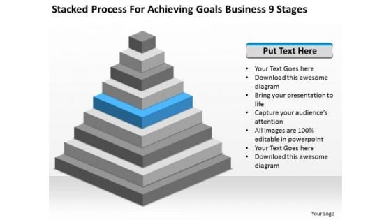 Process For Achieving Goals Business 9 Stages Ppt Plan PowerPoint Slides