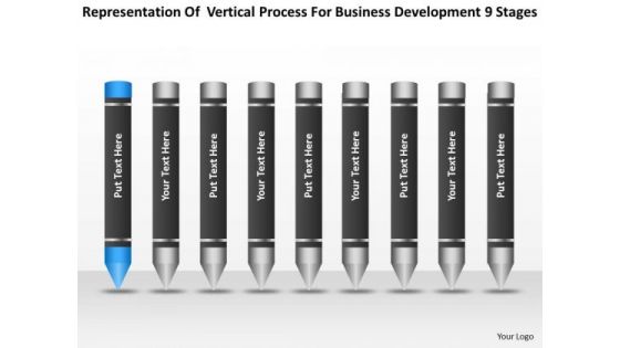 Process For Business Development 9 Stages Ppt Basic Plan Template PowerPoint Templates