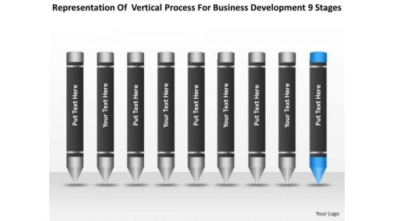 Process For Business Development 9 Stages Ppt Online Plans PowerPoint Templates