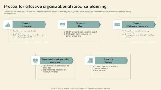 Process For Effective Organizational Resource Planning Sample Pdf