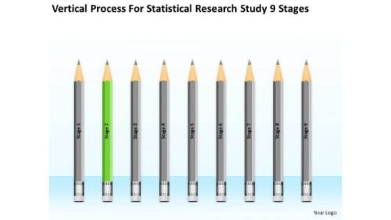 Process For Statisctical Research Study 9 Stages Ppt Business Plan PowerPoint Slides