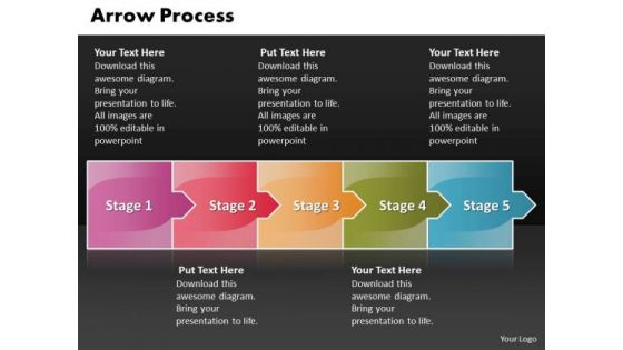 Process Ppt Background Arrow 5 Stages Business Plan PowerPoint 1 Image