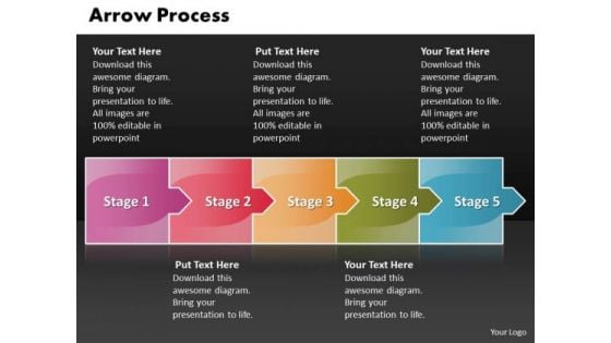 Process Ppt Background Arrow 5 Stages Business Plan PowerPoint 1 Image