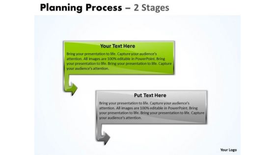 Process Ppt Background Planning Of 2 Stages Time Management PowerPoint Design