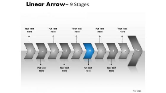 Process Ppt Logical Illustration Of 9 Concepts Business Strategy PowerPoint 7 Design