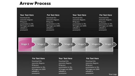 Process Ppt Template Arrow 7 Stages Business Plan PowerPoint 2 Design