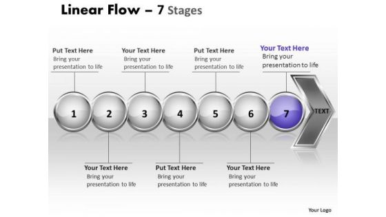 Process Ppt Template Linear Equations PowerPoint Demonstration Of 7 Concepts 8 Graphic