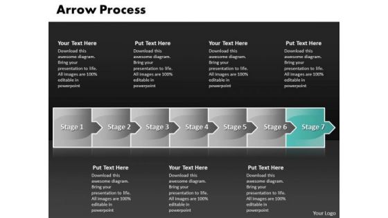 Process Ppt Theme Arrow 7 States Diagram Time Management PowerPoint 8 Graphic