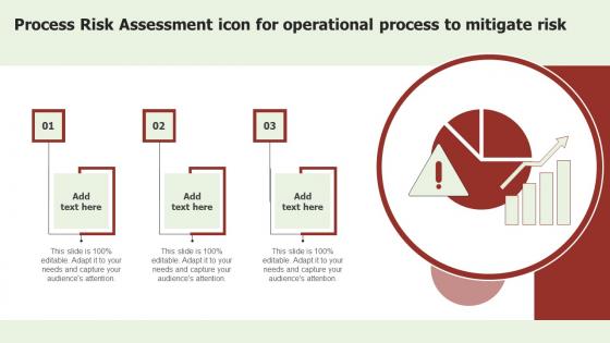 Process Risk Assessment Icon For Operational Process To Mitigate Risk Topics Pdf