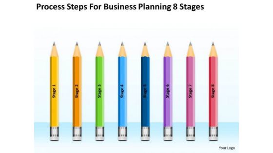 Process Steps For Business Planning 8 Stages Ppt Franchise PowerPoint Slides