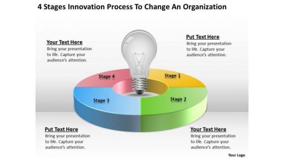 Process To Change Organization Steps Writing Business Plan PowerPoint Slides