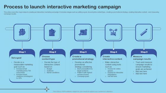 Process To Launch Interactive Marketing Enhance Client Engagement With Interactive Advertising Microsoft Pdf