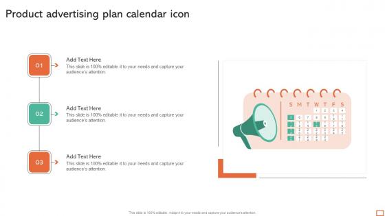 Product Advertising Plan Calendar Icon Clipart Pdf