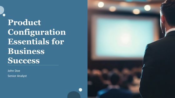 Product Configuration Essentials For Business Success PPT Mockup AT