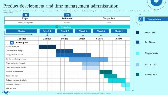 Product Development And Time Management Administration Professional Pdf