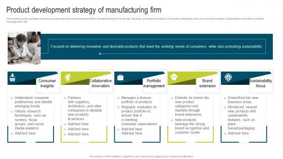 Product Development Strategy Developing Extensive Plan For Operational Brochure Pdf