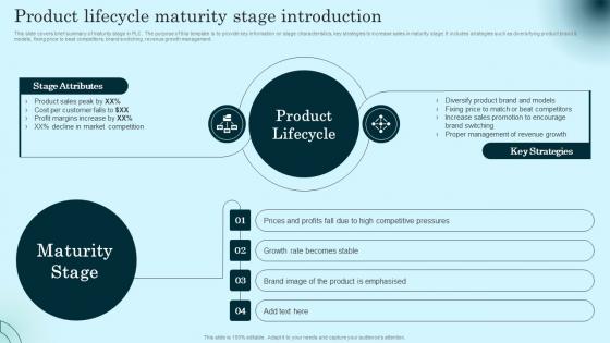 Product Lifecycle Maturity Stage Introduction Comprehensive Guide To Product Lifecycle Portrait Pdf